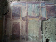 Photograph of Cryptoporticus fresco in its current state