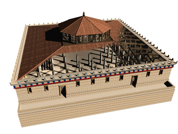 3d visualisation cutaway of the Odeon