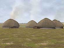 3D reconstruction of an Iron Age hut